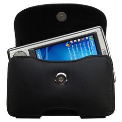 Gomadic Horizontal Leather Case with Belt Clip/Loop for the Asus MyPal A632