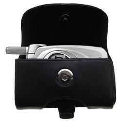 Gomadic Horizontal Leather Case with Belt Clip/Loop for the Audiovox CDM 8900