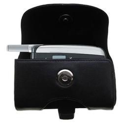 Gomadic Horizontal Leather Case with Belt Clip/Loop for the Audiovox CDM 8910BM