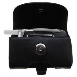 Gomadic Horizontal Leather Case with Belt Clip/Loop for the Audiovox CDM 8915