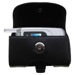 Gomadic Horizontal Leather Case with Belt Clip/Loop for the Audiovox CDM 8940VW