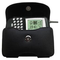 Gomadic Horizontal Leather Case with Belt Clip/Loop for the Blackberry 6510