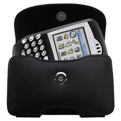 Gomadic Horizontal Leather Case with Belt Clip/Loop for the Blackberry 7210