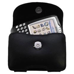 Gomadic Horizontal Leather Case with Belt Clip/Loop for the Blackberry 7750
