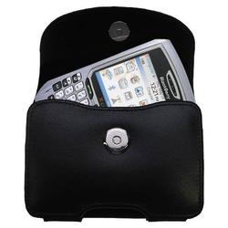 Gomadic Horizontal Leather Case with Belt Clip/Loop for the Blackberry 8700c
