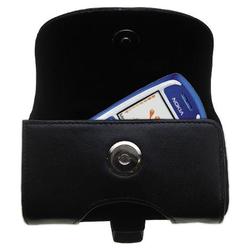 Gomadic Horizontal Leather Case with Belt Clip/Loop for the Cingular 3100