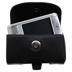 Gomadic Horizontal Leather Case with Belt Clip/Loop for the Cingular 8125 Pocket PC