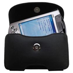 Gomadic Horizontal Leather Case with Belt Clip/Loop for the Compaq iPAQ 3800 Series