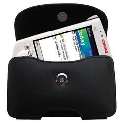 Gomadic Horizontal Leather Case with Belt Clip/Loop for the Compaq iPAQ h3100 Series