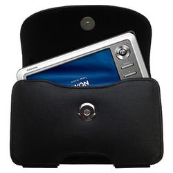 Gomadic Horizontal Leather Case with Belt Clip/Loop for the Cowon iAudio A2 Portable Media Player