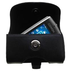 Gomadic Horizontal Leather Case with Belt Clip/Loop for the Cowon iAudio F2