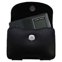 Gomadic Horizontal Leather Case with Belt Clip/Loop for the Cowon iAudio X5