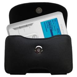 Gomadic Horizontal Leather Case with Belt Clip/Loop for the Creative Zen Touch