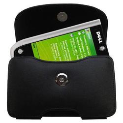 Gomadic Horizontal Leather Case with Belt Clip/Loop for the Dell Axim X50v