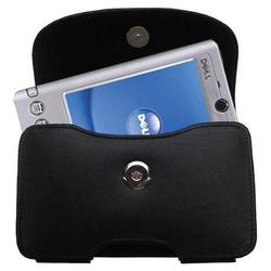 Gomadic Horizontal Leather Case with Belt Clip/Loop for the Dell Axim x3i