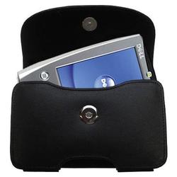 Gomadic Horizontal Leather Case with Belt Clip/Loop for the Dell Axim x5