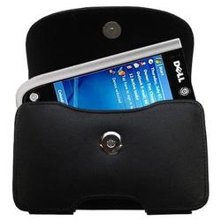 Gomadic Horizontal Leather Case with Belt Clip/Loop for the Dell Axim x51