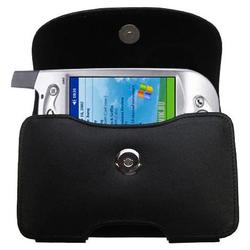 Gomadic Horizontal Leather Case with Belt Clip/Loop for the Dopod 686