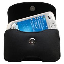 Gomadic Horizontal Leather Case with Belt Clip/Loop for the Dopod 700