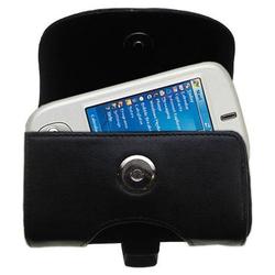 Gomadic Horizontal Leather Case with Belt Clip/Loop for the Dopod 818