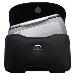 Gomadic Horizontal Leather Case with Belt Clip/Loop for the Dopod 900