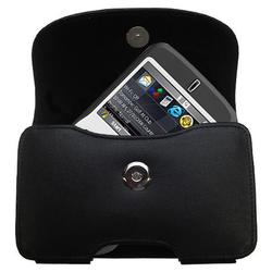 Gomadic Horizontal Leather Case with Belt Clip/Loop for the Dopod C720W