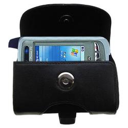 Gomadic Horizontal Leather Case with Belt Clip/Loop for the ETEN P300B