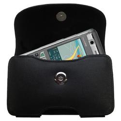 Gomadic Horizontal Leather Case with Belt Clip/Loop for the Fujitsu Pocket Loox T810