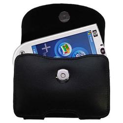 Gomadic Horizontal Leather Case with Belt Clip/Loop for the HP iPAQ rx1700 Series