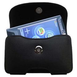 Gomadic Horizontal Leather Case with Belt Clip/Loop for the HP iPAQ rx3400 / rx 3400 Series