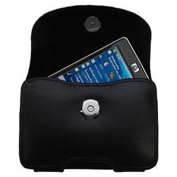 Gomadic Horizontal Leather Case with Belt Clip/Loop for the HP iPaq 210