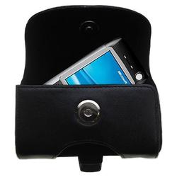 Gomadic Horizontal Leather Case with Belt Clip/Loop for the HTC Breeze