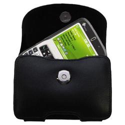 Gomadic Horizontal Leather Case with Belt Clip/Loop for the HTC Dash