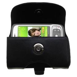 Gomadic Horizontal Leather Case with Belt Clip/Loop for the HTC Kaiser