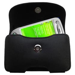 Gomadic Horizontal Leather Case with Belt Clip/Loop for the HTC P6300