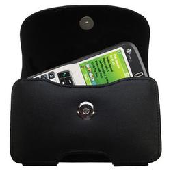 Gomadic Horizontal Leather Case with Belt Clip/Loop for the HTC S620c