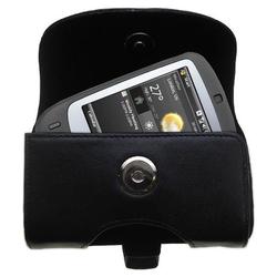 Gomadic Horizontal Leather Case with Belt Clip/Loop for the HTC Touch