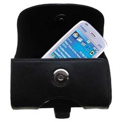Gomadic Horizontal Leather Case with Belt Clip/Loop for the HTC Typhoon Smartphone