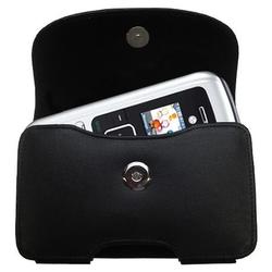 Gomadic Horizontal Leather Case with Belt Clip/Loop for the LG EnV