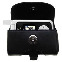 Gomadic Horizontal Leather Case with Belt Clip/Loop for the LG LX550 LX-550