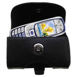 Gomadic Horizontal Leather Case with Belt Clip/Loop for the LG MM-535