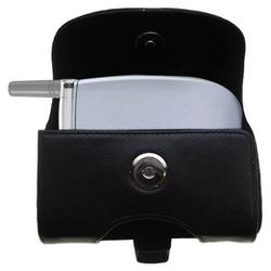 Gomadic Horizontal Leather Case with Belt Clip/Loop for the LG VX3300