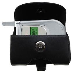 Gomadic Horizontal Leather Case with Belt Clip/Loop for the LG VX4500