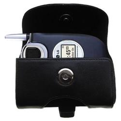 Gomadic Horizontal Leather Case with Belt Clip/Loop for the LG VX4650