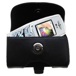 Gomadic Horizontal Leather Case with Belt Clip/Loop for the LG VX5300 / VX-5300