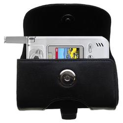 Gomadic Horizontal Leather Case with Belt Clip/Loop for the LG VX8000