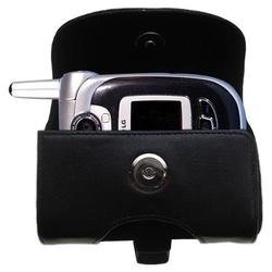 Gomadic Horizontal Leather Case with Belt Clip/Loop for the LG VX8100