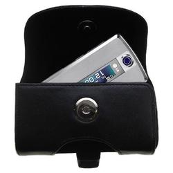 Gomadic Horizontal Leather Case with Belt Clip/Loop for the LG VX8700
