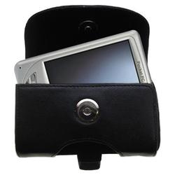Gomadic Horizontal Leather Case with Belt Clip/Loop for the Medion MD95000 Series