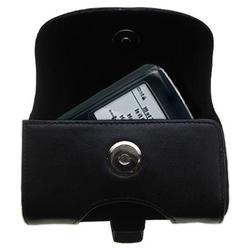 Gomadic Horizontal Leather Case with Belt Clip/Loop for the Memorex MMP8565 1GB MP3 Player